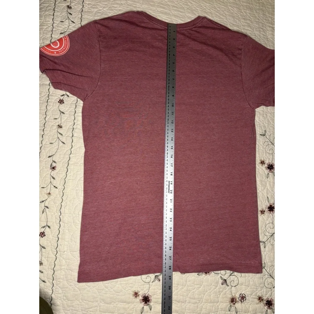 Universal Studios Tour TShirt Mens M Burgundy Excellent 60th Anniversary Graphic